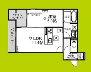 Clashist常磐町の物件間取画像